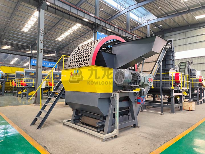 廢棄輪胎回收生產線